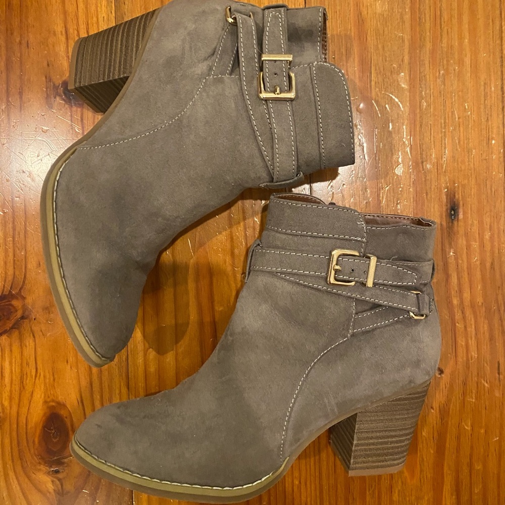 Express Suade Booties